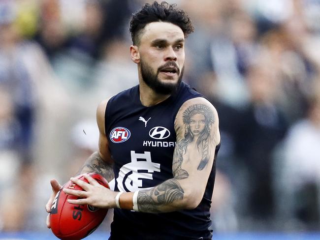 Zac Williams played his best game for the Blues. Picture: AFL Photos/Getty Images