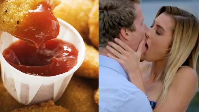 That is one saucy nugget. (Pic: Channel Ten)