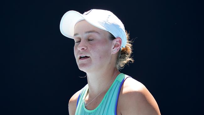 Barty was a raging hot favourite to end Australia’s 42-year wait for a home-ground Australian Open champion. Picture: AAP