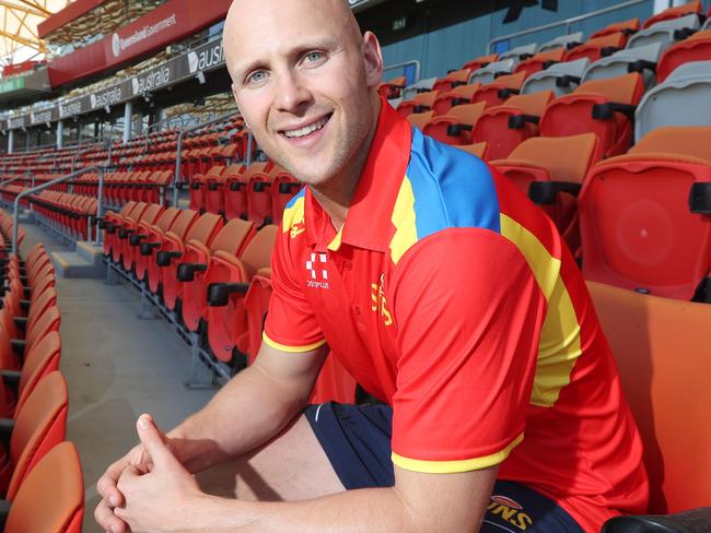 Gary Ablett at Metricon Stadium today. Picture: Richard Gosling