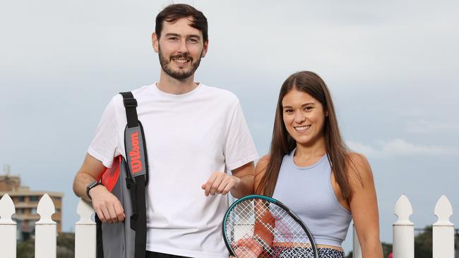 Cameron Lee and Eleanor Hashemi will be searching Black Friday sales for good deals on trainers. Picture: Richard Dobson