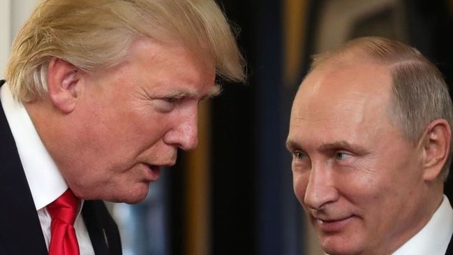 Donald Trump and Vladimir Putin.