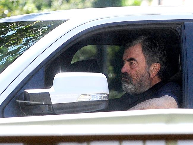Selleck was sporting a full beard. Picture: Jeff Rayner/Coleman-Rayner