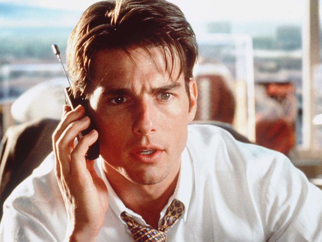 Actor Tom Cruise in 1996 film "Jerry Maguire".Cruise/Actor P/