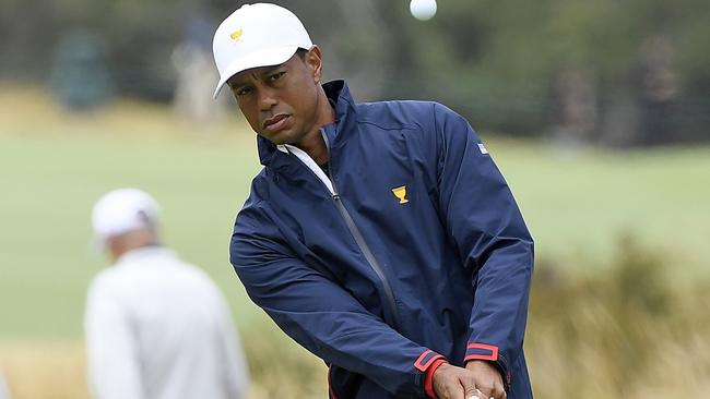 Tiger Woods will play on the opening day of the Presidents Cup. Picture: AP Photo