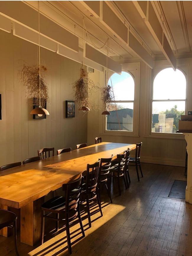 Orphans Kitchen’s upstairs dining room.