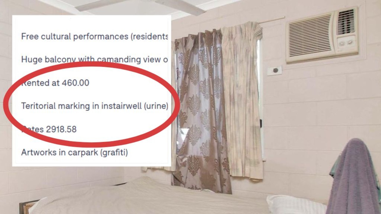 A Queensland apartment has been listed as a ‘war bunker’. Picture: Domain