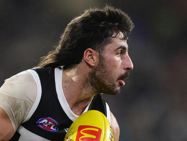 Lachie Jones will stay at the Power until 2026. Picture: Sarah Reed/AFL Photos via Getty Images.