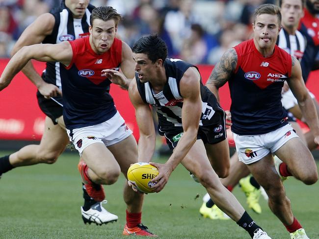 Scott Pendlebury is an elite player but the Pies have very few of them. Picture: Michael Klein