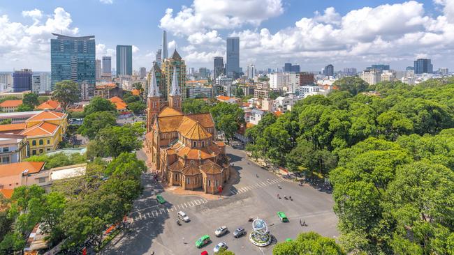 Ho Chi Minh City, Vietnam is another popular destination. Picture: istock