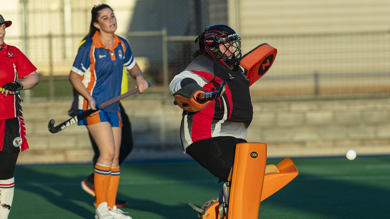 Newtown against Past High Hawks in A3 Women's Toowoomba Hockey grand final at Clyde Park, Saturday, September 7, 2024. Picture: Kevin Farmer