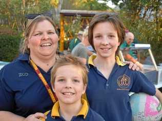 Danielle, Isabella and Fraser Knayer. Picture: Ellen Ransley