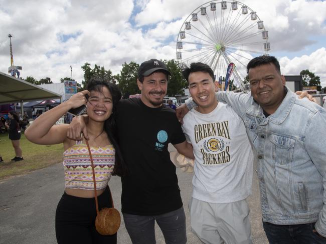 Novi Roseella, Wilson Bauguil, Yuhei Ibe, Kavy Ramgutty Mildura Show 2024. Picture: Noel Fisher