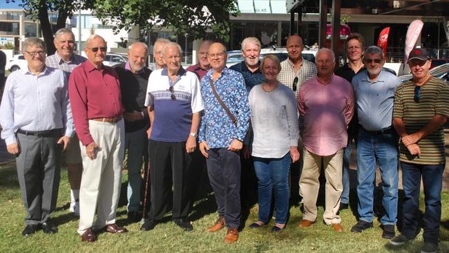 Present from left to right: Chris Lancaster, Don Hunt, Bruce Broadfoot, John Devers, Ken Hills, Murray Jones, Neil Burke, Kerry Evans, Mike Garry, Jenny Penfold, Michael Kramer, Lindsay Earle, Anar Higgins, Bob Collins and Kerry Irvine.