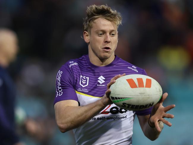 Security are investigating after a projectile was thrown at Tyran Wishart as he lined up a conversion attempt. Picture: Getty Images