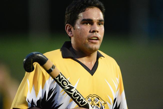 Former Kookaburras hockey star Des Abbott pictured after his Olympic heroics when he returned to playing for his former club Nightcliff.