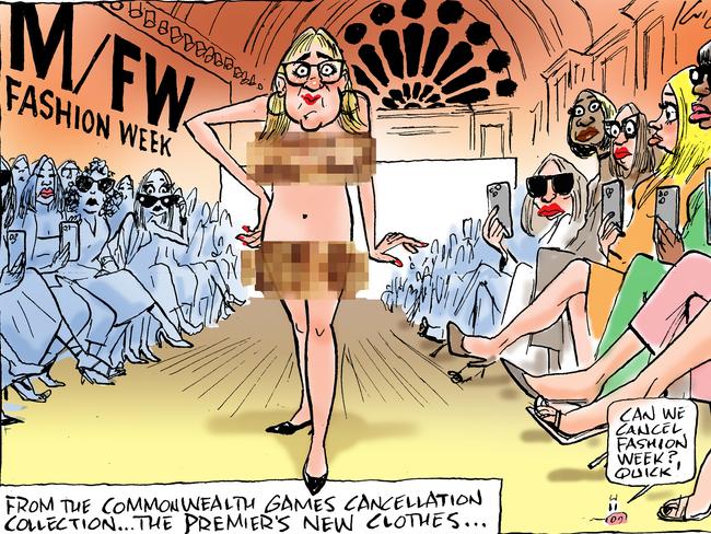 Mark Knight’s emperor with no clothes cartoon.