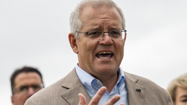 Prime Minister Scott Morrison is on track to be the first Australian leader to stay in the top job for a full term since John Howard. Picture: NCA NewsWire / Martin Ollman