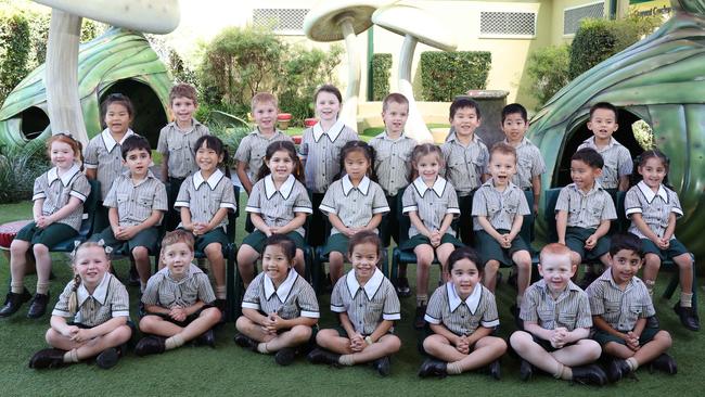 My First Year: A.B. Paterson Prep R: Back row: Clara, Hudson, Thomas, Delilah, Daniil, Layne, Matthew, Owen. Middle row: London, Kalil, Molly, Hannah, Elaine, Skyla, Alexander, Jayden, Cielle. Front row: Zali, William, Sienna, Ava, Adeline, Lincoln, Maksim Picture Glenn Hampson