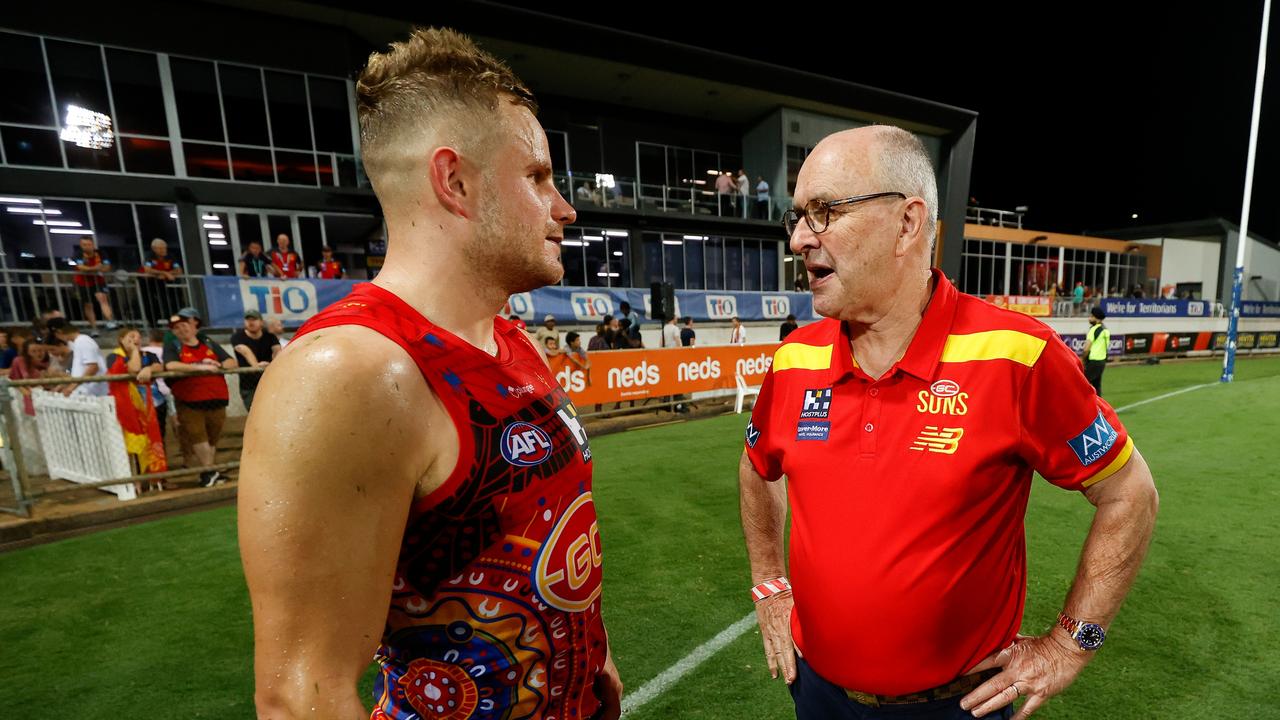 Tony Cochrane (right) has been one of the most outspoken voices in the AFL. Picture: Getty Images