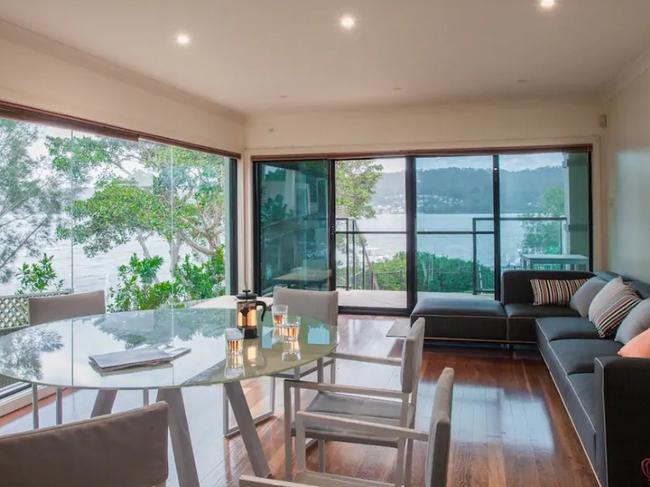 Image of the Point Frederick holiday house shown on Airbnb.