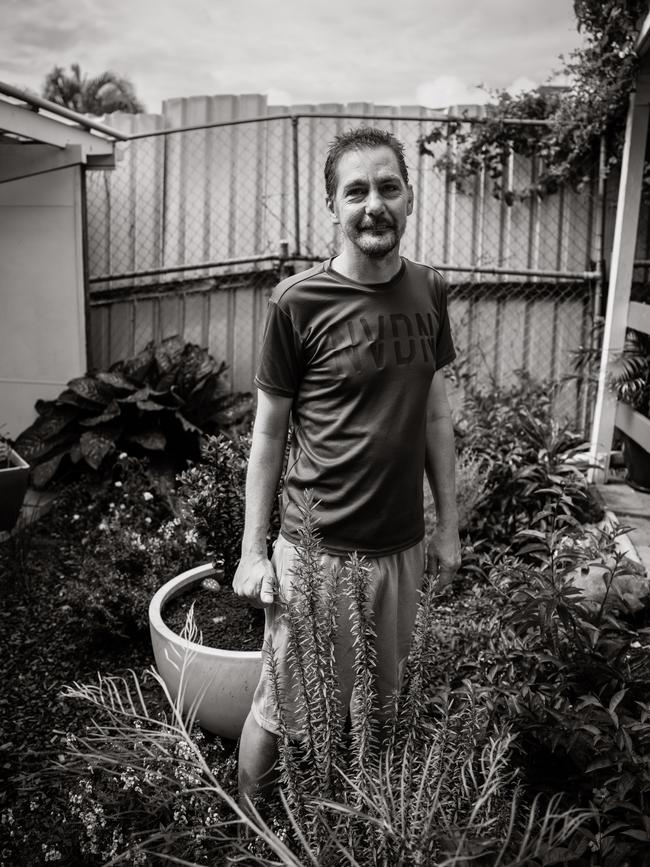 Gary Hales at the Hope Garden. Picture: David Kelly