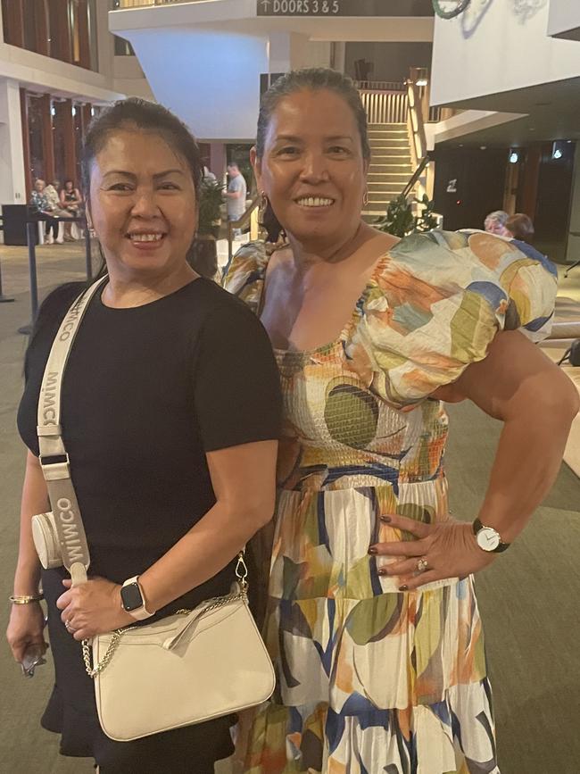 Lou Layug and Veronica MacGowan attend Bohemian Rhapsody: Queen's Greatest Hits at the Cairns Performing Arts Centre