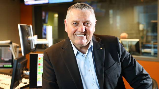Ray Hadley at 2GB. Picture: Renee Nowytarger / The Australian