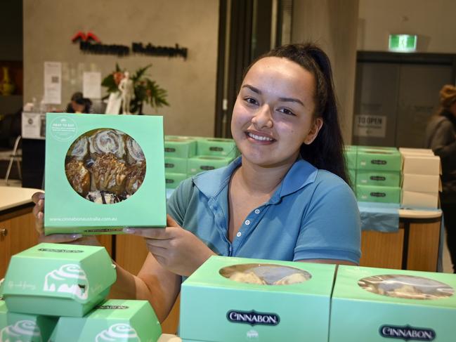 World famous cinnamon rolls in Toowoomba this week