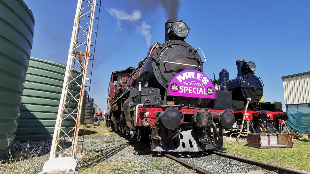 The Downs Explorer steam train will be transported from Warwick to Toowoomba on Thursday ready to begin the three-day journey on Friday morning