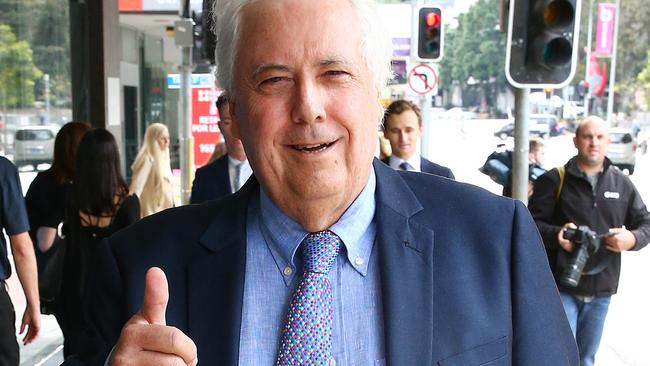 Clive Palmer. Picture: Liam Kidston