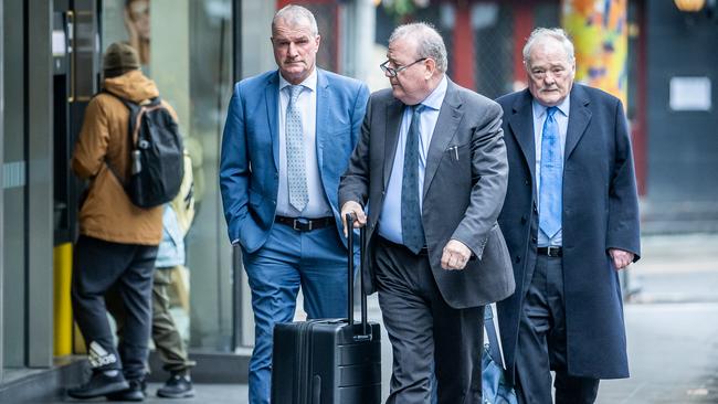 Horse trainer Darren Weir arrives at Racing Victoria Penalty Hearing. Picture: Jake Nowakowski