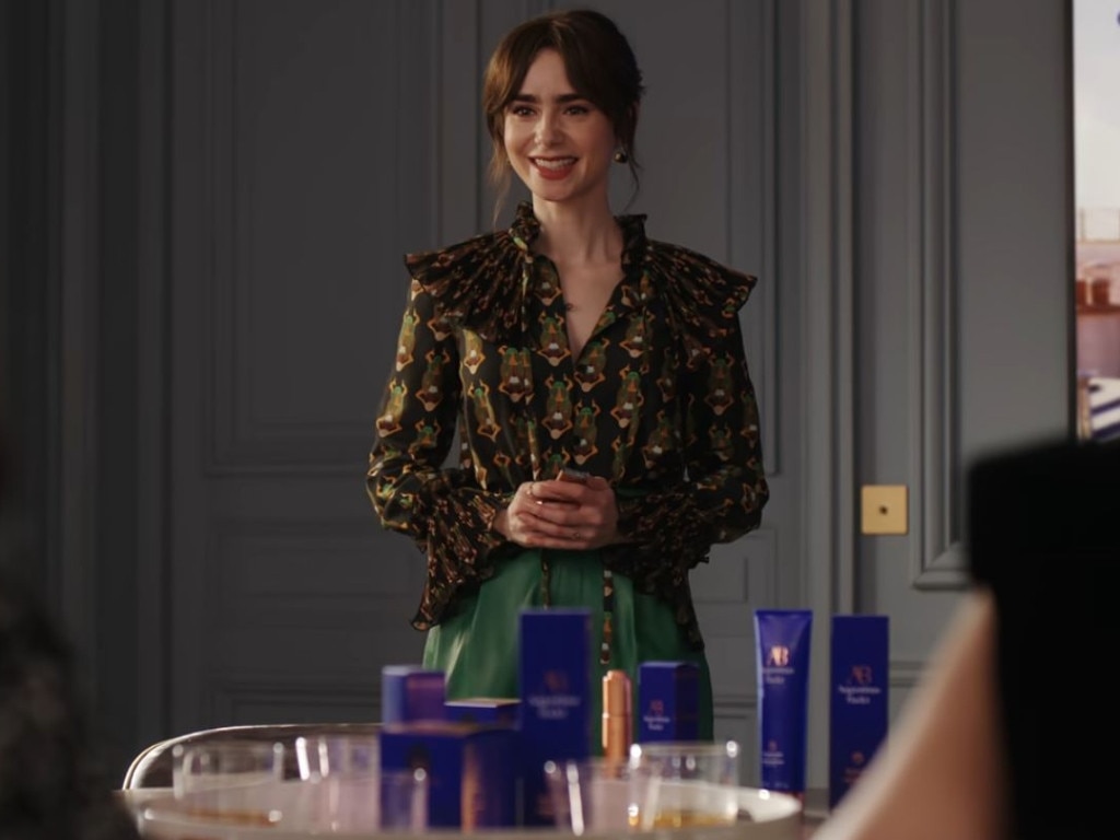 This premium skincare played centre stage in a recent episode of the hit Netflix Show. Picture: Courtesy of Netflix.