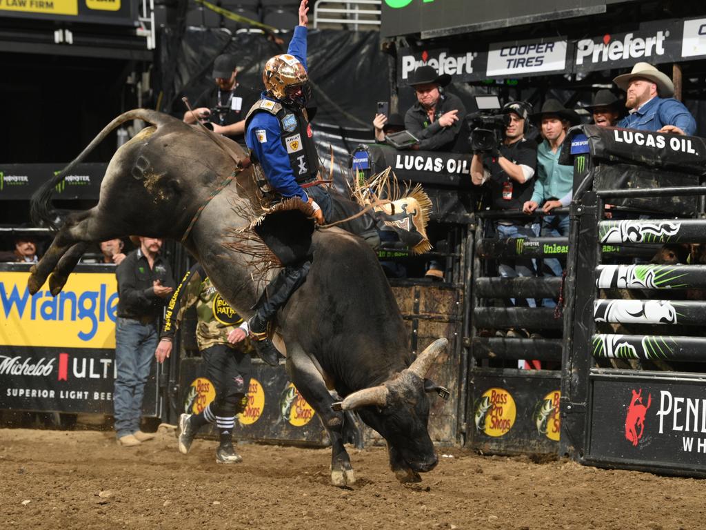 Brady Fielder in action in the second round of the Pittsburgh Unleash the Best event. Photo by Josh Homer/Bull Stock Media