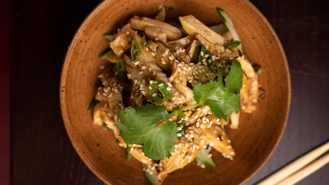 Ka-boom! New Shanghai’s bang bang chicken is an explosion of flavours. Picture: Tony Gough