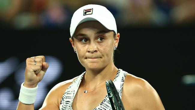 Ash Barty ripped through her service games with neither fuss nor bother. Picture: Getty Images