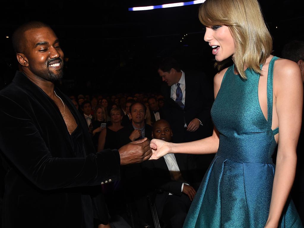 New audio of a phone call between Kanye West and Taylor Swift proves that Swift did not agree to the lyrics West wrote about her for Famous. Picture: Larry Busacca/Getty Images for NARAS