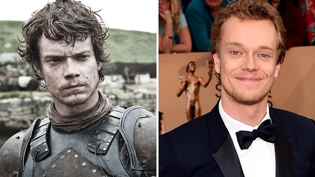 Alfie Allen as Theon Greyjoy.