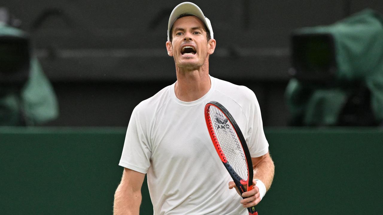 Britain's Andy Murray was full of rage. Photo by Glyn KIRK / AFP.
