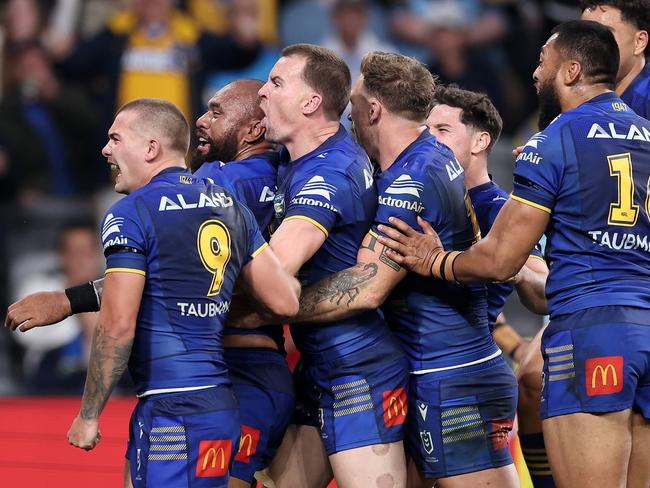 The Eels are starving for success. Picture: Cameron Spencer/Getty Images