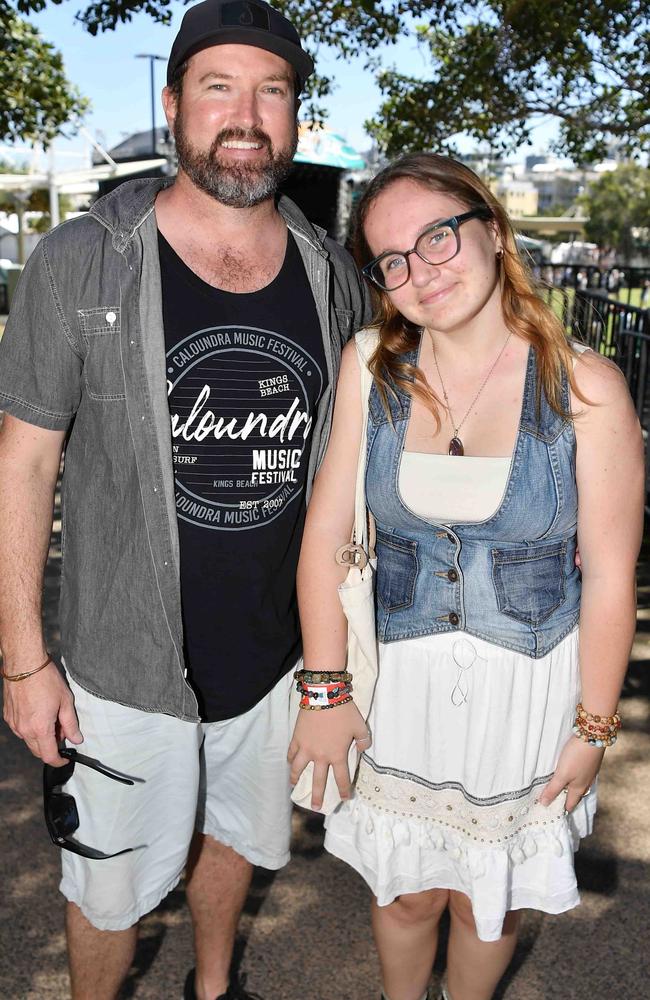 Nick Herson and Taylah at Caloundra Music Festival. Picture: Patrick Woods.