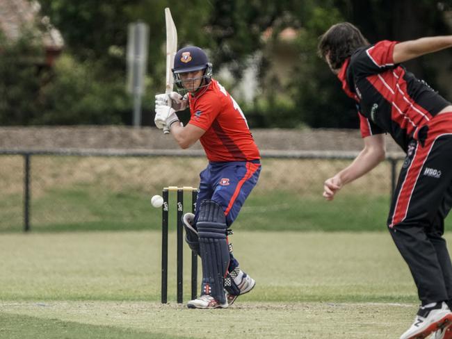 CSB: Gregory Buckley batting for Bentleigh. Picture: Valeriu Campan