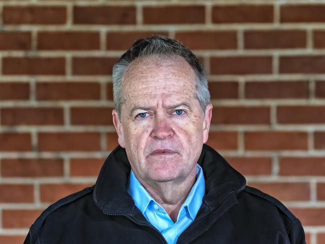 MELBOURNE AUSTRALIA - NewsWire Photos SEPTEMBER 14, 2024: Minister for Government Services and the National Disability Insurance Scheme Bill Shorten gives a press conference i n Melbourne.Picture: NewsWire / Luis Enrique Ascui