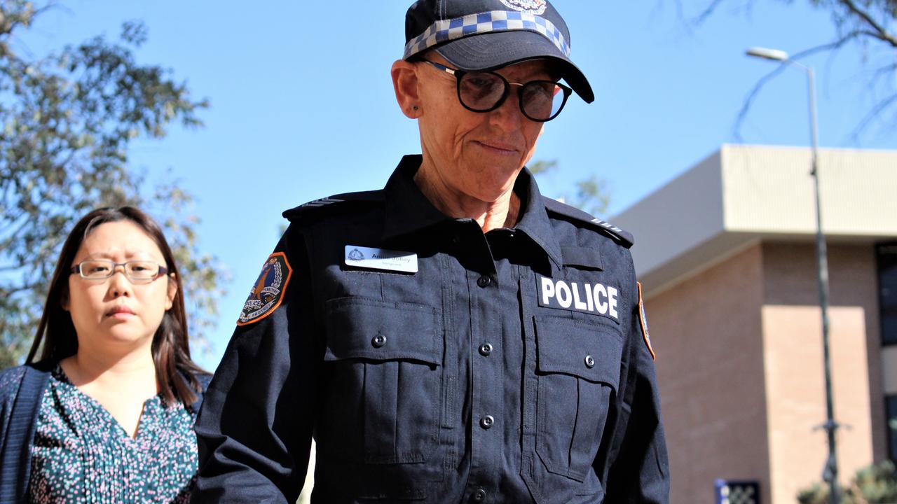 Current Sergeant in charge at Yuendumu police station, Anne Jolley. Picture: Jason Walls