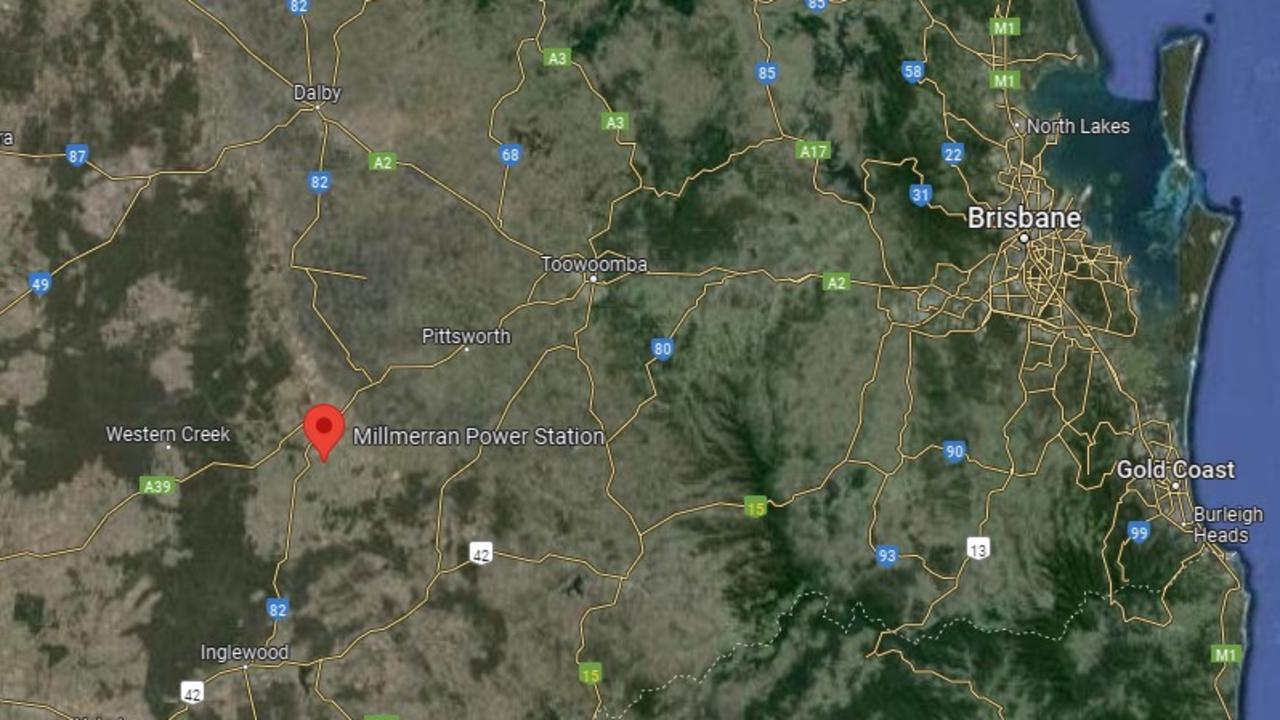 The proposed Merrawindi wind farm will be located adjacent to the Millmerran Power Station in the Toowoomba region of South East Queensland. Picture: Supplied