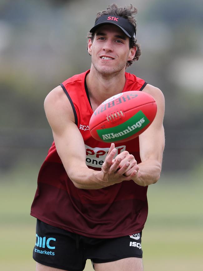 Max King booted four goals in an internal trial. Picture: Michael Klein