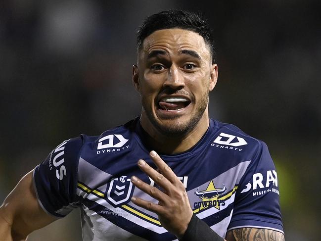 NRL 2024 RD22 Wests Tigers v North Queensland Cowboys - Valentine Holmes. Picture: NRL Photos