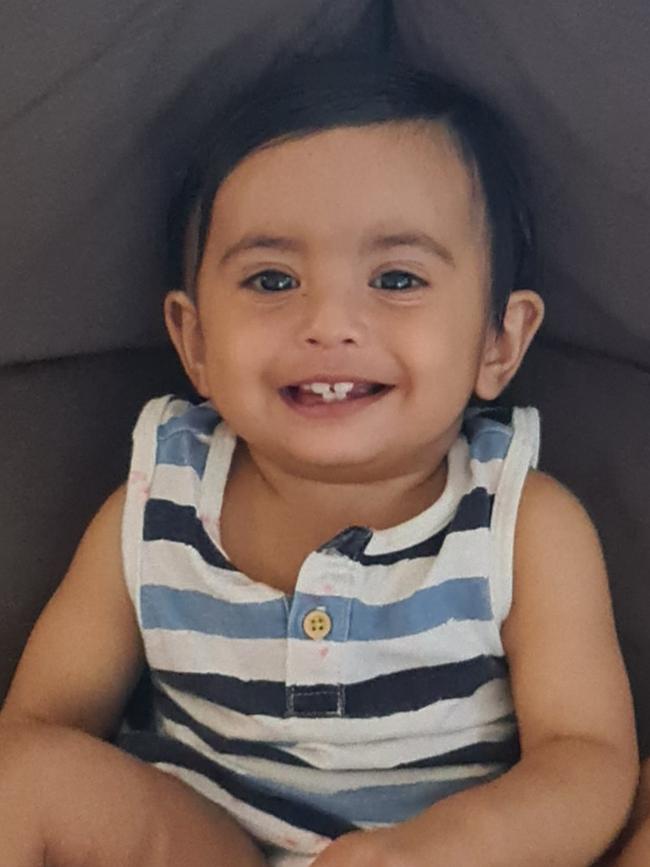 Aagam was ready for shopping. Picture: Aman