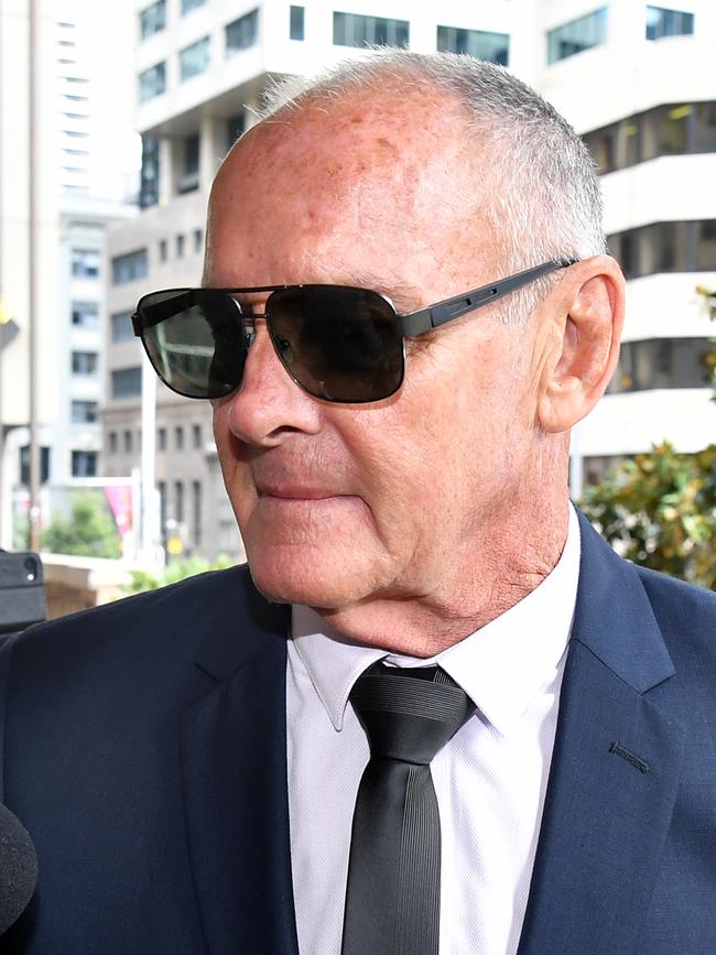 Chris Dawson outside a Sydney court in 2019.