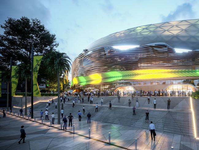 Another supplied architectural render of the planned Sydney Football Stadium. Picture: AAP Image/Supplied by NSW Government